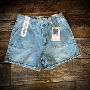 Wax Jean light blue Denim Skater Shorts M